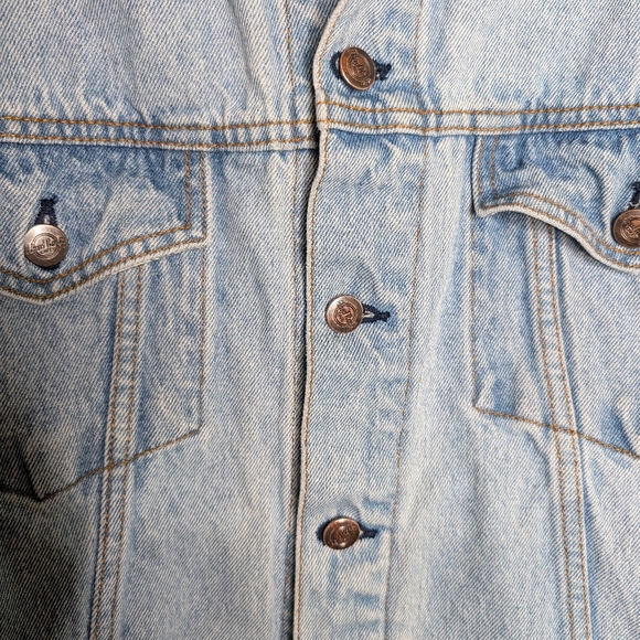 Hard Rock Cafe New York Vintage Denim Jacket sz L - Picture 6 of 9